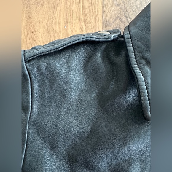 Topshop Faux Leather Biker Jacket - Picture 14 of 15